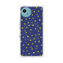 プレミアムスクエアケース with SnapMag［ Drawing Dot - Navy ］