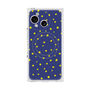 プレミアムスクエアケース with SnapMag［ Drawing Dot - Navy ］