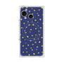プレミアムスクエアケース with SnapMag［ Drawing Dot - Navy ］