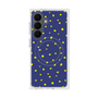 プレミアムスクエアケース with SnapMag［ Drawing Dot - Navy ］