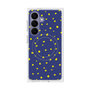 プレミアムスクエアケース with SnapMag［ Drawing Dot - Navy ］