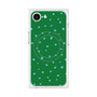 プレミアムスクエアケース with SnapMag［ Drawing Dot - Green ］