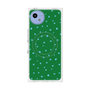 プレミアムスクエアケース with SnapMag［ Drawing Dot - Green ］