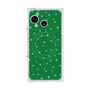 プレミアムスクエアケース with SnapMag［ Drawing Dot - Green ］