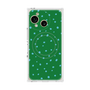 プレミアムスクエアケース with SnapMag［ Drawing Dot - Green ］