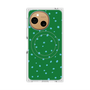 プレミアムスクエアケース with SnapMag［ Drawing Dot - Green ］