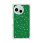 プレミアムスクエアケース with SnapMag［ Drawing Dot - Green ］