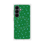 プレミアムスクエアケース with SnapMag［ Drawing Dot - Green ］