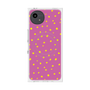 プレミアムスクエアケース with SnapMag［ Drawing Dot - Pink ］