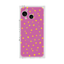 プレミアムスクエアケース with SnapMag［ Drawing Dot - Pink ］