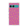 プレミアムスクエアケース with SnapMag［ Drawing Dot - Pink ］