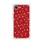 プレミアムスクエアケース with SnapMag［ Drawing Dot - Red ］