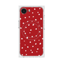 プレミアムスクエアケース with SnapMag［ Drawing Dot - Red ］