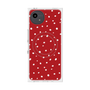 プレミアムスクエアケース with SnapMag［ Drawing Dot - Red ］
