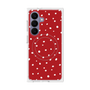 プレミアムスクエアケース with SnapMag［ Drawing Dot - Red ］