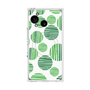 プレミアムスクエアケース with SnapMag［ Nordic Dot - Green ］