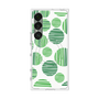 プレミアムスクエアケース with SnapMag［ Nordic Dot - Green ］