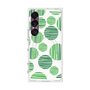 プレミアムスクエアケース with SnapMag［ Nordic Dot - Green ］