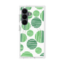プレミアムスクエアケース with SnapMag［ Nordic Dot - Green ］
