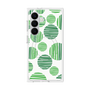 プレミアムスクエアケース with SnapMag［ Nordic Dot - Green ］