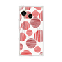 プレミアムスクエアケース with SnapMag［ Nordic Dot - Red ］