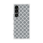 プレミアムスクエアケース with SnapMag［ Moroccan2 - Gray ］