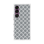 プレミアムスクエアケース with SnapMag［ Moroccan2 - Gray ］