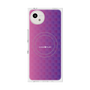 プレミアムスクエアケース with SnapMag［ CASEPLAY Check - Purple ］