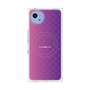 プレミアムスクエアケース with SnapMag［ CASEPLAY Check - Purple ］