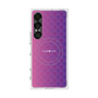 プレミアムスクエアケース with SnapMag［ CASEPLAY Check - Purple ］