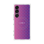 プレミアムスクエアケース with SnapMag［ CASEPLAY Check - Purple ］
