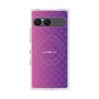 プレミアムスクエアケース with SnapMag［ CASEPLAY Check - Purple ］
