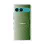 プレミアムスクエアケース with SnapMag［ CASEPLAY Check - Green ］