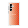 プレミアムスクエアケース with SnapMag［ CASEPLAY Check - Orange ］
