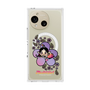 プレミアムスクエアケース with SnapMag［ アクビガール - フラワー ］