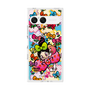 プレミアムスクエアケース with SnapMag［ アクビガール - フラワーリボン ］