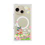 プレミアムスクエアケース with SnapMag［ 昆虫物語 みなしごハッチ - 花 ］