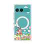 プレミアムスクエアケース with SnapMag［ 昆虫物語 みなしごハッチ - 花 ］