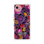 プレミアムスクエアケース with SnapMag［ ANNA SUI - ガーデンフワラー - マゼンタ ］