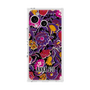 プレミアムスクエアケース with SnapMag［ ANNA SUI - ガーデンフワラー - マゼンタ ］