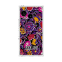 プレミアムスクエアケース with SnapMag［ ANNA SUI - ガーデンフワラー - マゼンタ ］