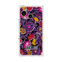 プレミアムスクエアケース with SnapMag［ ANNA SUI - ガーデンフワラー - マゼンタ ］