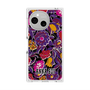 プレミアムスクエアケース with SnapMag［ ANNA SUI - ガーデンフワラー - マゼンタ ］