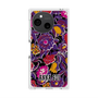 プレミアムスクエアケース with SnapMag［ ANNA SUI - ガーデンフワラー - マゼンタ ］