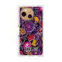 プレミアムスクエアケース with SnapMag［ ANNA SUI - ガーデンフワラー - マゼンタ ］