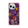 プレミアムスクエアケース with SnapMag［ ANNA SUI - ガーデンフワラー - マゼンタ ］