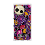 プレミアムスクエアケース with SnapMag［ ANNA SUI - ガーデンフワラー - マゼンタ ］