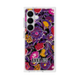プレミアムスクエアケース with SnapMag［ ANNA SUI - ガーデンフワラー - マゼンタ ］