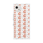 プレミアムスクエアケース with SnapMag［ オリジナル - CASEPLAYイニシャル総柄 - オレンジ ］