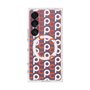 プレミアムスクエアケース with SnapMag［ オリジナル - CASEPLAYイニシャル総柄 - オレンジ ］